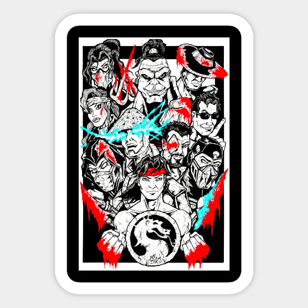 Mortal Kombat Sticker by ArtofOldSchool